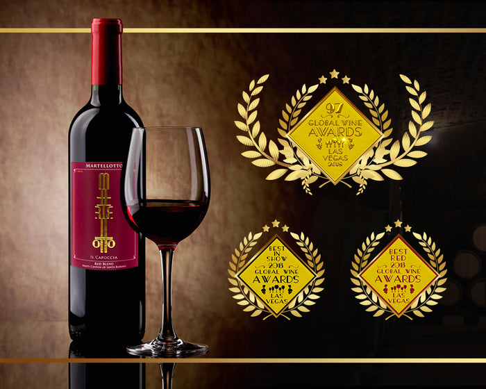 2016 Martellotto Il Capoccia Riserva Bordeaux Blend Takes First Place at Global Wine Challenge