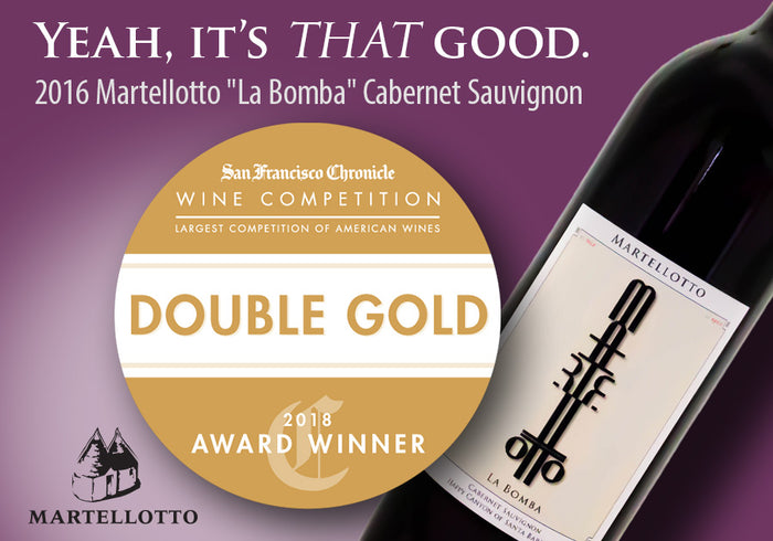 2016 Martellotto "La Bomba" Cabernet Sauvignon Wins Big