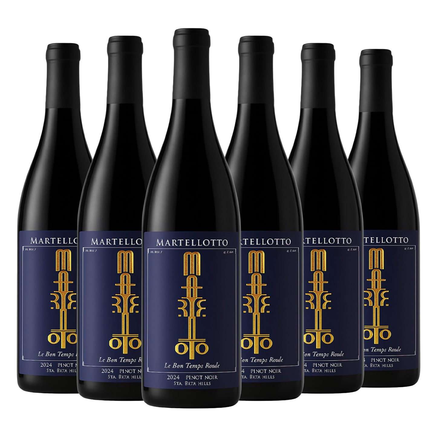 2024 Martellotto 'Le Bon Temps Roule' Pinot Noir Santa Rita Hills 6pk Sampler 6x750ml